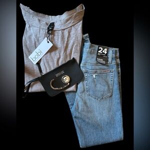 Get it all Joe's Jeans Light Blue Skinny Women's Jeans plus New top with more